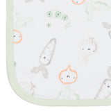 4- Baby Neutral Vegetables Burp Cloths-Gerber Childrenswear Wholesale