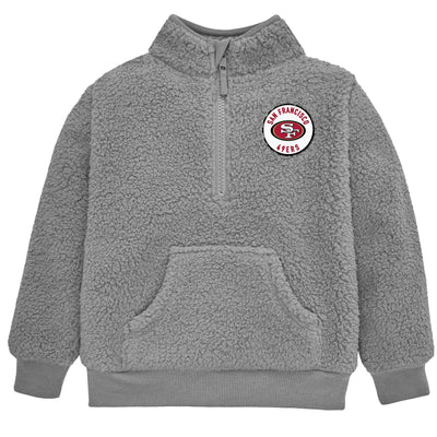 Infant & Toddler Boys 49Ers 1/4 Zip Sherpa Top-Gerber Childrenswear Wholesale