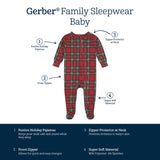 Baby & Toddler Neutral Stewart Plaid Pajamas-Gerber Childrenswear Wholesale