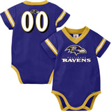 Baby Boys Ravens Short Sleeve Jersey Bodysuit-Gerber Childrenswear Wholesale