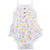 4-Pack Baby Girls White Floral Sleeveless Onesies® Bodysuits-Gerber Childrenswear Wholesale