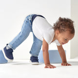 Baby Neutral Light Blue Rib Waist Skinny Jeans-Gerber Childrenswear Wholesale
