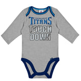2-Pack Baby Boys Titans Long Sleeve Bodysuits-Gerber Childrenswear Wholesale