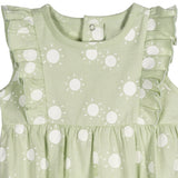 3-Pack Baby Girls Garden Rompers-Gerber Childrenswear Wholesale