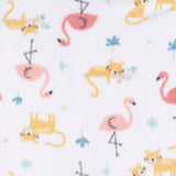 3-Pack Baby & Toddler Girls Pink Flamingos Fleece Pajamas-Gerber Childrenswear Wholesale