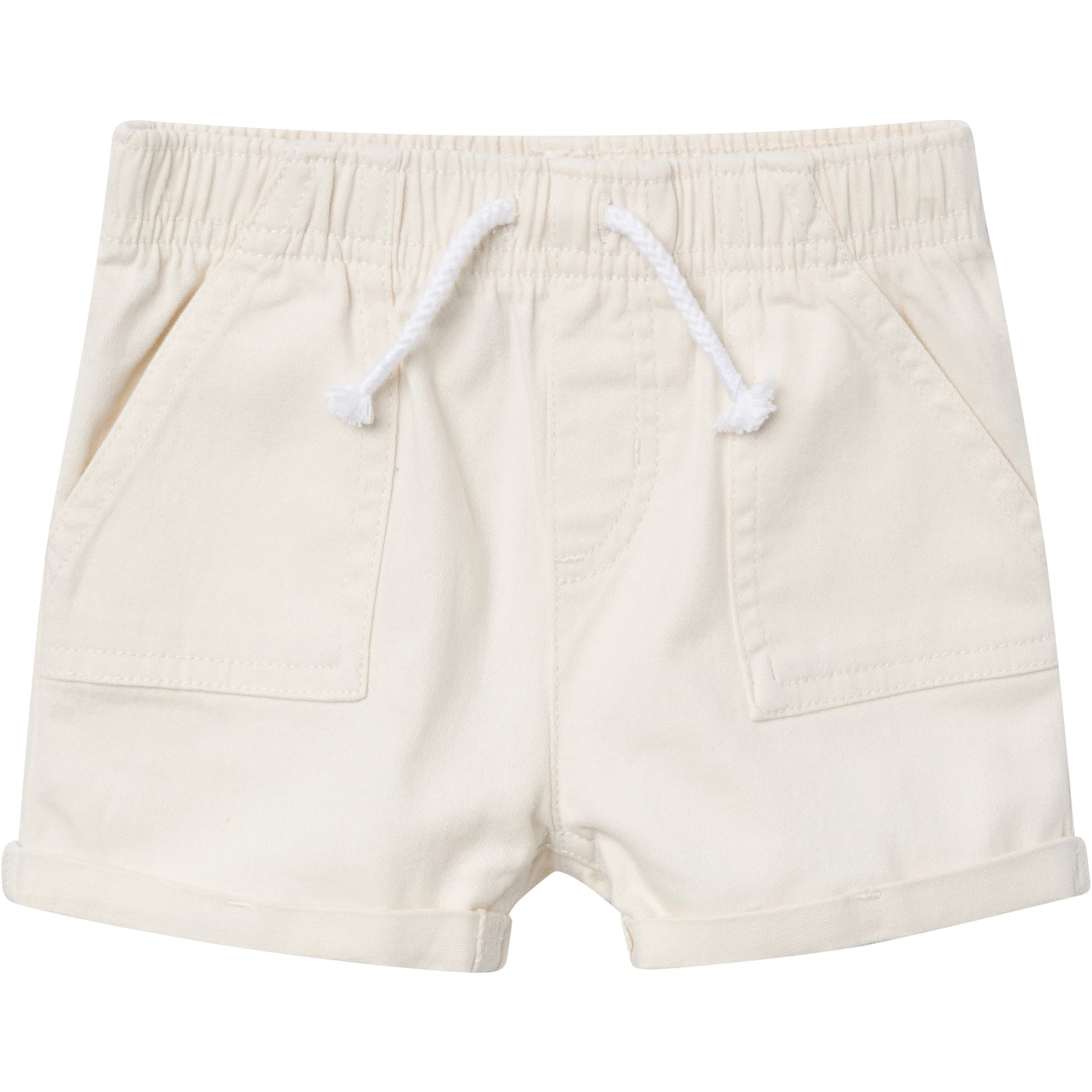 Baby & Toddler Girls Light Tan Stretch Twill Shorts-Gerber Childrenswear Wholesale