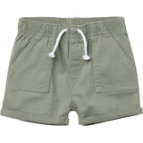 Baby & Toddler Girls Olive Twill Shorts-Gerber Childrenswear Wholesale