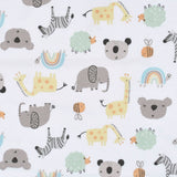 4-Pack Baby Neutral Little Animals Hooded Towel and Washcloths-Gerber Childrenswear Wholesale
