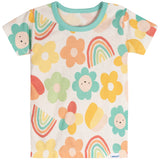 4-Piece Baby Girls Flowers Pajamas Sets-Gerber Childrenswear Wholesale