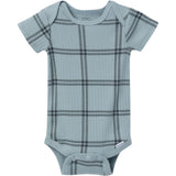 6-Pack Baby Boys Blue Plaid Onesies® Bodysuits-Gerber Childrenswear Wholesale