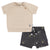 2-Piece Baby Boys Sailboats T-Shirt and Shorts-Gerber Childrenswear Wholesale