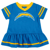 2-Piece Baby Girls Chargers Dress & Diaper Cover Set-Gerber Childrenswear Wholesale