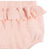 2-Piece Baby Girls Blush Tunic and Diaper Cover-Gerber Childrenswear Wholesale