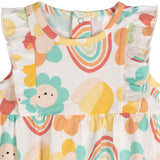 3-Pack Baby Girls Garden Rompers-Gerber Childrenswear Wholesale