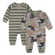 2-Pack Baby Boys Green Raglan Sleeve Romper-Gerber Childrenswear Wholesale