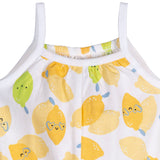 3-Pack Baby Girls Lemons Rompers-Gerber Childrenswear Wholesale