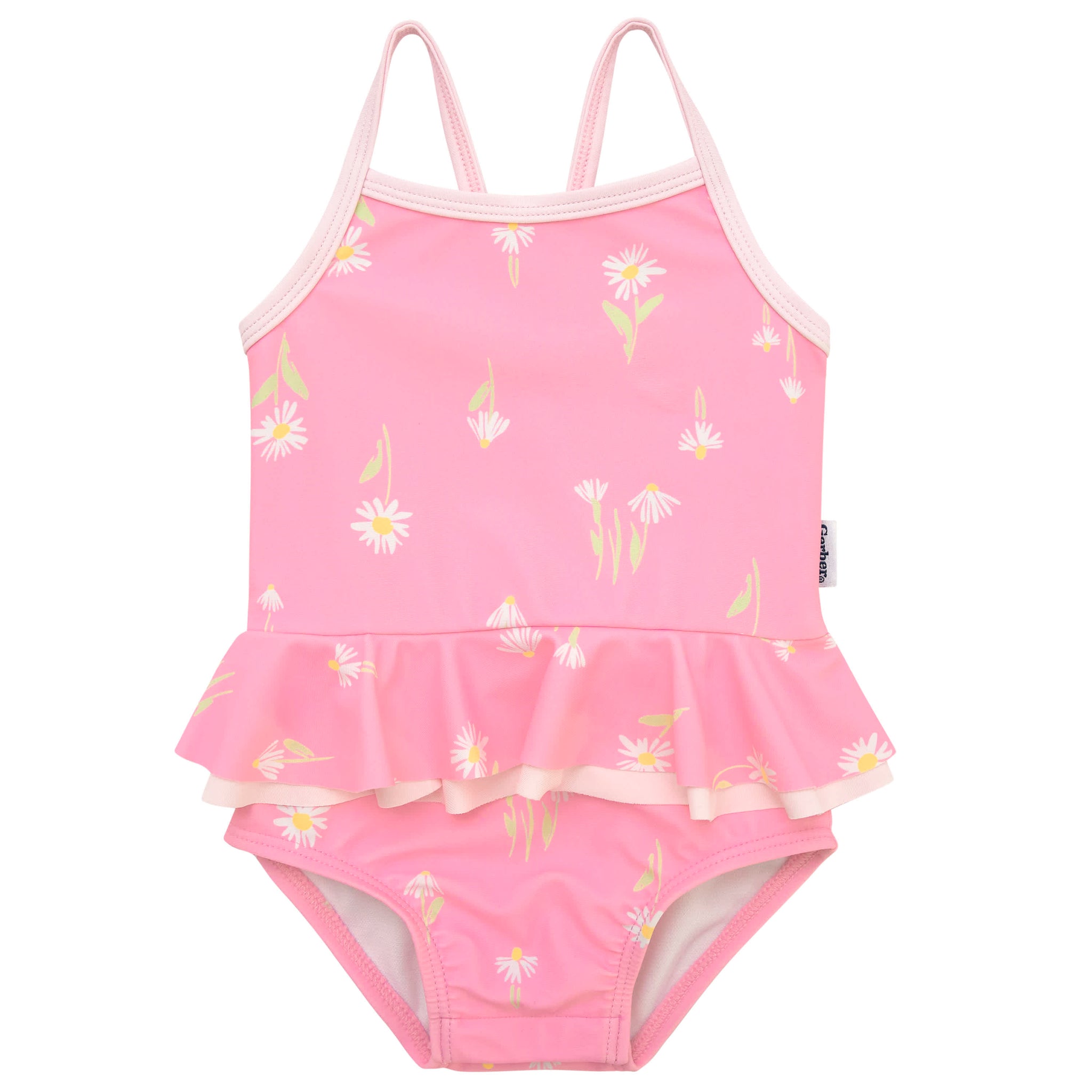 Baby Girls Daises Swimsuit-Gerber Childrenswear Wholesale