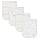 4- Baby Neutral Vegetables Burp Cloths-Gerber Childrenswear Wholesale