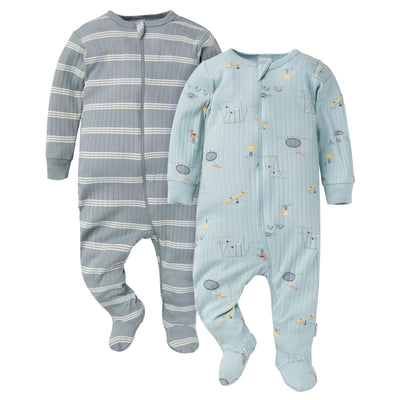 2-Pack Baby Boys Playground Sleep 'N Plays-Gerber Childrenswear Wholesale