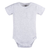 2-Piece Baby Boys Grey Heather Bodysuit and Shorts-Gerber Childrenswear Wholesale