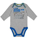 2-Pack Baby Boys Rams Long Sleeve Bodysuits-Gerber Childrenswear Wholesale