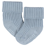 6-Pack Baby Boys Blue Rolled Cuff Ribbed Socks-Gerber Childrenswear Wholesale