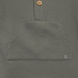 Baby Boys Dk Green Romper