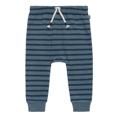 Baby Boys Md Blue Stripe Jogger Pants