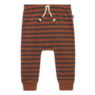 Baby Boys Md Brown Stripe Jogger Pants