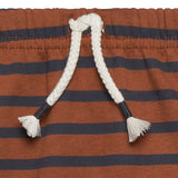 Baby Boys Md Brown Stripe Jogger Pants