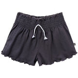 Infant & Toddler Girls Dark Grey Smocked Wide Leg Shorts-Gerber Childrenswear Wholesale