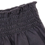 Infant & Toddler Girls Dark Grey Smocked Wide Leg Shorts-Gerber Childrenswear Wholesale