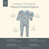 Infant & Toddler Boys Blue Camp Blanket Sleeper-Gerber Childrenswear Wholesale