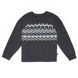 Infant & Toddler Boys Dark Grey Heather Sweater-Gerber Childrenswear Wholesale