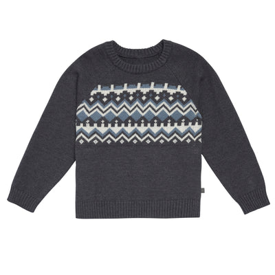 Infant & Toddler Boys Dark Grey Heather Sweater-Gerber Childrenswear Wholesale