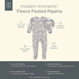 Infant & Toddler Boys Grey Heather Trees Blanket Sleeper-Gerber Childrenswear Wholesale