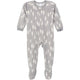 Infant & Toddler Boys Grey Heather Trees Blanket Sleeper-Gerber Childrenswear Wholesale