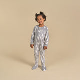 Infant & Toddler Boys Grey Heather Trees Blanket Sleeper-Gerber Childrenswear Wholesale