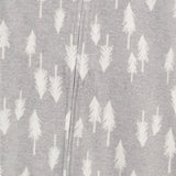 Infant & Toddler Boys Grey Heather Trees Blanket Sleeper-Gerber Childrenswear Wholesale