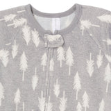 Infant & Toddler Boys Grey Heather Trees Blanket Sleeper-Gerber Childrenswear Wholesale