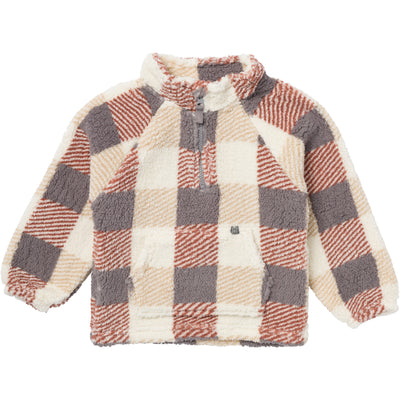 Infant & Toddler Boys Multi Plaid Half-Zip Pullover-Gerber Childrenswear Wholesale