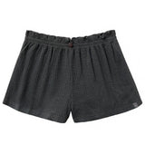 Infant & Toddler Girls Dark Grey Wide Leg Shorts-Gerber Childrenswear Wholesale