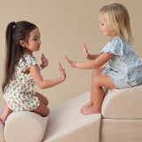 Infant & Toddler Girls Ivory Flower Ruffle Sleeveless Top-Gerber Childrenswear Wholesale