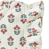 Infant & Toddler Girls Ivory Flower Ruffle Sleeveless Top-Gerber Childrenswear Wholesale