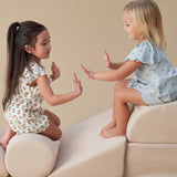 Infant & Toddler Girls Ivory Flower Wide Leg Shorts-Gerber Childrenswear Wholesale