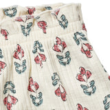 Infant & Toddler Girls Ivory Flower Wide Leg Shorts-Gerber Childrenswear Wholesale