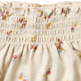 Infant & Toddler Girls Light Beige Flowers Smocked Sleeveless Top-Gerber Childrenswear Wholesale