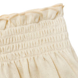 Infant & Toddler Girls Light Beige Smocked Wide Leg Shorts-Gerber Childrenswear Wholesale