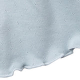 Infant & Toddler Girls Light Blue Smocked Wide Leg Shorts-Gerber Childrenswear Wholesale