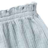 Infant & Toddler Girls Light Blue Wide Leg Shorts-Gerber Childrenswear Wholesale